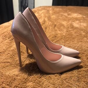Elegant Nude Stiletto Heels